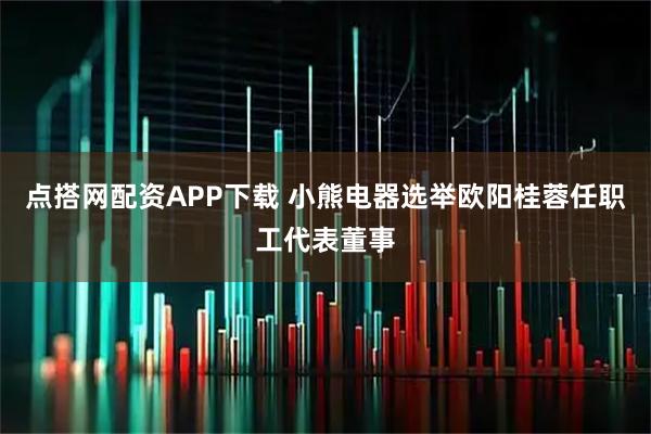点搭网配资APP下载 小熊电器选举欧阳桂蓉任职工代表董事
