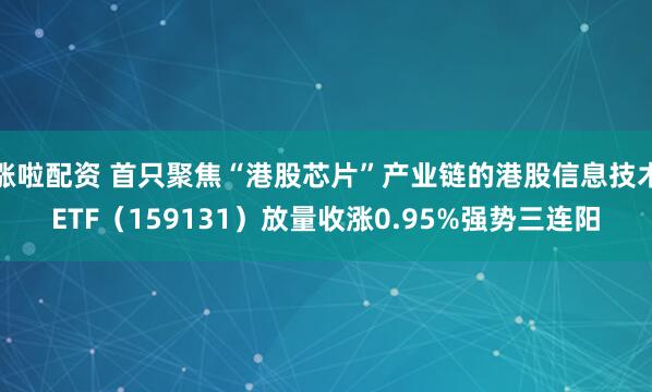涨啦配资 首只聚焦“港股芯片”产业链的港股信息技术ETF（159131）放量收涨0.95%强势三连阳